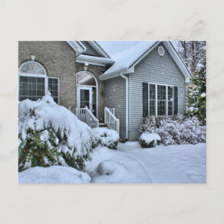 Postal Casas del invierno