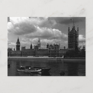 Postal Casas del parlamento de Londres Inglaterra vintage