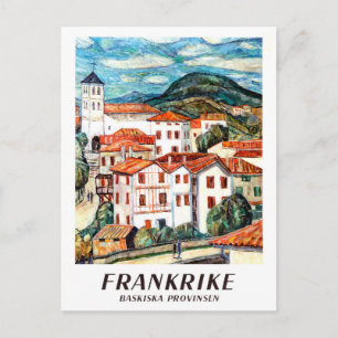 Postal Casas en Côte Basque, Francia