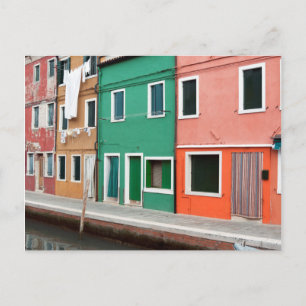 Postal Casas en el paseo marítimo