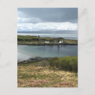 Postal Casas en la Isla de Jura. Isla Escocesa