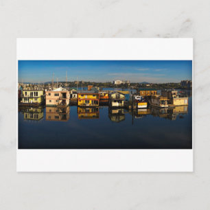 Postal Casas flotantes de Victoria 3