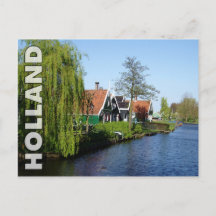 Casas holandesas de la madera de Zaanse Schans en