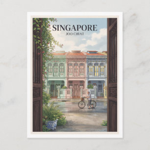 Postal Casas Peranakan en Joo Chiat y Koon Seng Road