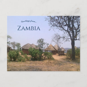 Postal Casas rurales de Zambia