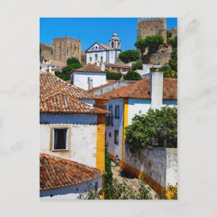 Postal Casas Tradicionales de Tejado Rojo   Portugal