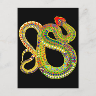 Postal Cascabel del desierto del suroeste