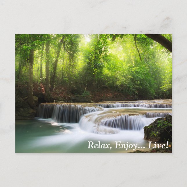 Postal Cascada (Anverso)