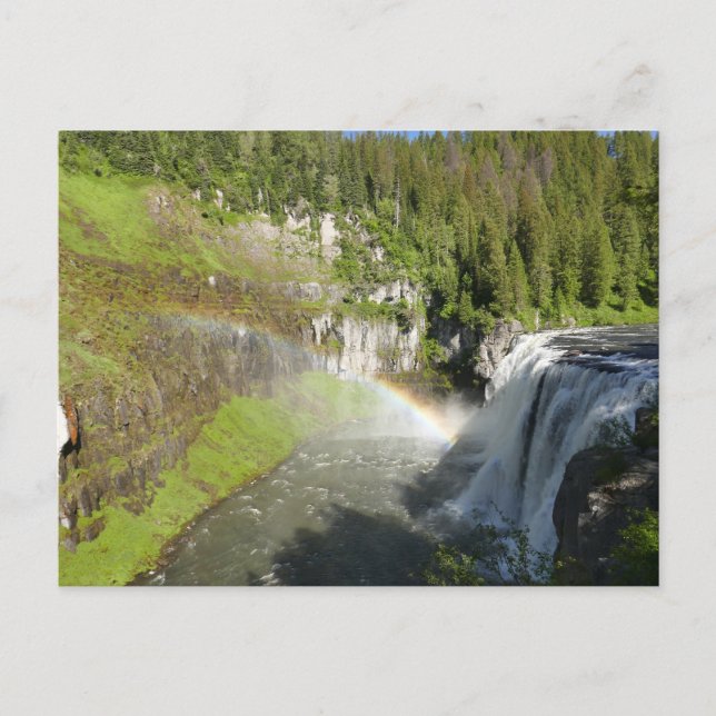Postal Cascada Alta de Mesa (Anverso)