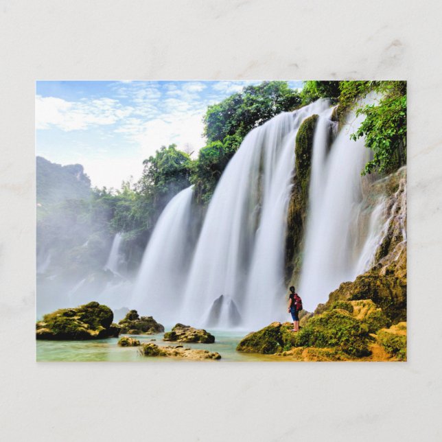 Postal Cascada Ban Gloc, Vietnam (Anverso)