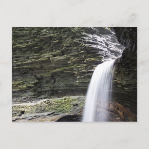 Postal Cascada Cavern, Parque Estatal Watkins Glen, Nueva