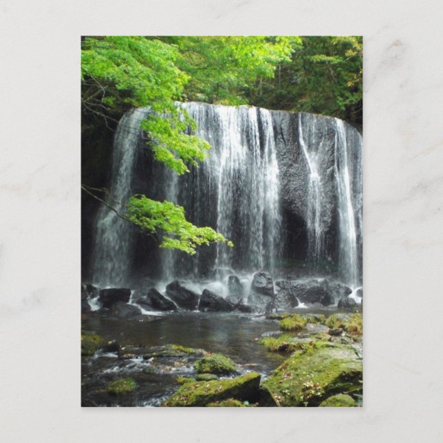 Postal Cascada de Aizu (Anverso)