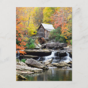 Postal Cascada de Grist Mill Glade Creek West Virginia