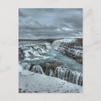 Postal Cascada de Gullfoss, Islandia