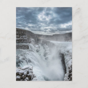 Postal Cascada de Gullfoss, Islandia