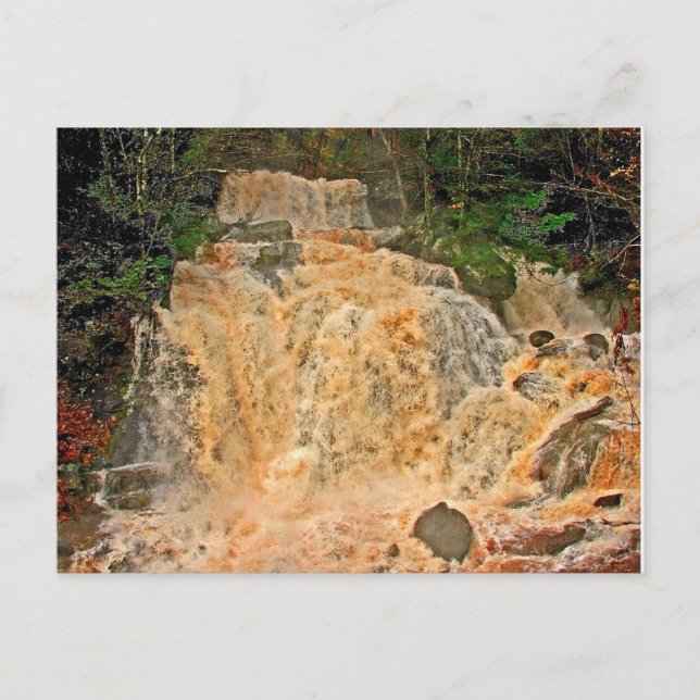 Postal Cascada de Hunter Mountain (Anverso)