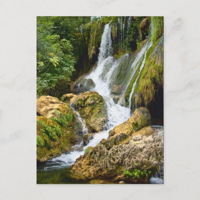 Postal Cascada de Kravice, Bosnia-Herzegovina (Anverso)