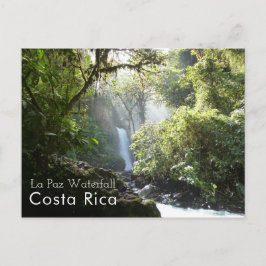 Postal Cascada de La Paz, Vara Blanca, Costa Rica Postcar