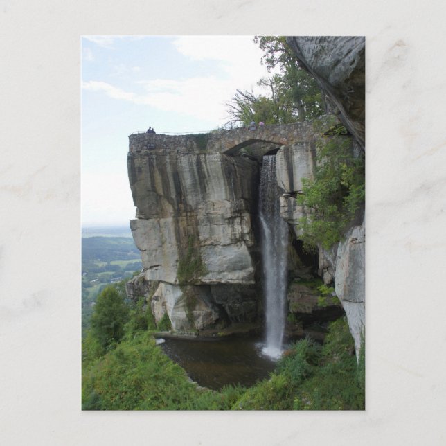 Postal Cascada de Rock City (Anverso)
