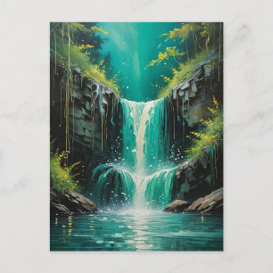 Postal Cascada de serenidad