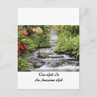 Postal Cascada - Dios alucinante