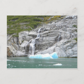 Postal Cascada e Iceberg Alaska Pasaje Interno