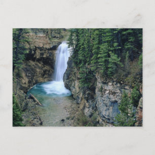 Postal Cascada en Falls Creek en Lewis and Clark