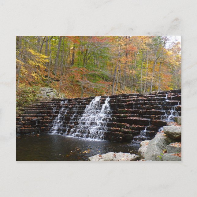 Postal Cascada en Laurel Hill State Park I (Anverso)
