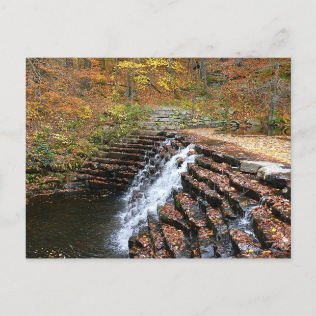 Postal Cascada en Laurel Hill State Park II (Anverso)