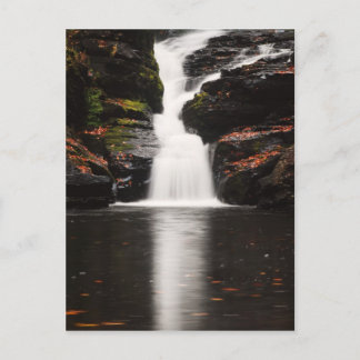 Postal Cascada en los Poconos de Pensilvania