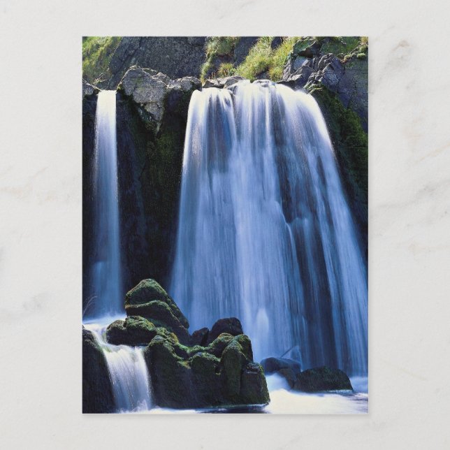 Postal Cascada en Spekes cerca de Hartland, North Devon,  (Anverso)