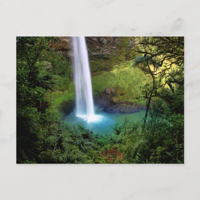 Postal Cascada Hermosa (Anverso)