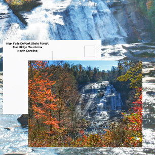 Postal Cascada High Falls DuPont State Forest Otoño
