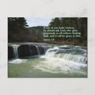 Postal Cascada James 1:5