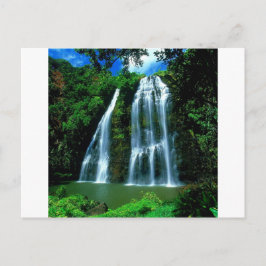 Postal Cascada Opaekaa Kauai Hawaii