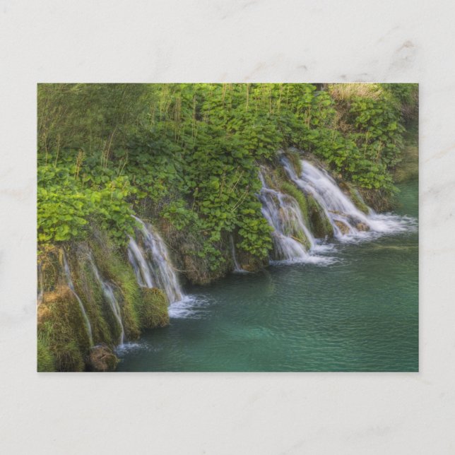 Postal Cascada, Parque Nacional de los Lagos de Plitvice  (Anverso)