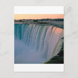 Postal Cascada que cae Amor Niagara Ontario Canadá