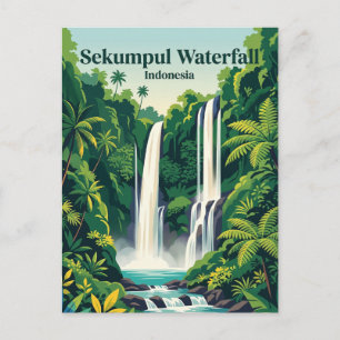 Postal Cascada Sekumpul Indonesia