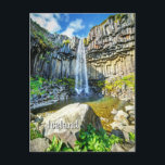 Postal Cascada Svartifoss, Islandia<br><div class="desc">Ver mi tienda para más artículos de Islandia.</div>