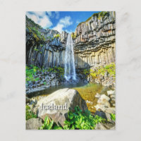 Cascada Svartifoss, Islandia