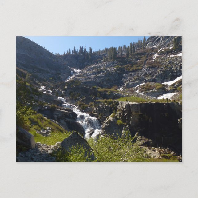 Postal Cascada Tokopah I en el Parque Nacional Sequoia (Anverso)