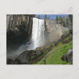 Postal Cascada Vernal I en el Parque Nacional Yosemite