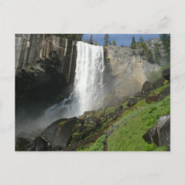 Postal Cascada Vernal I en el Parque Nacional Yosemite