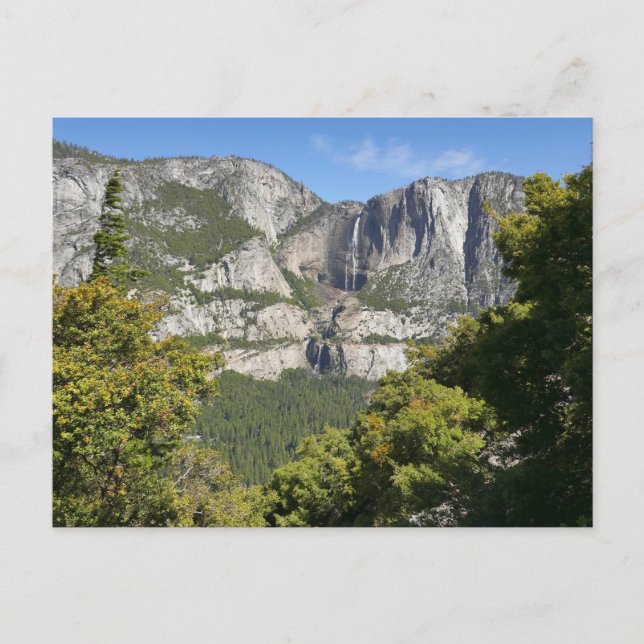 Postal Cascada Yosemite desde Four Mile Trail (Anverso)