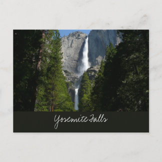 Postal Cascada Yosemite II desde el Parque Nacional Yosem