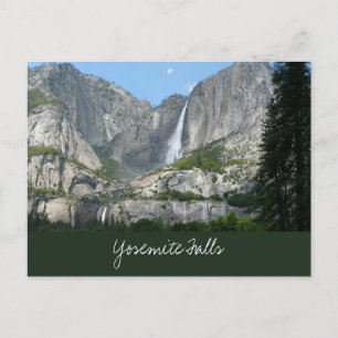 Postal Cascada Yosemite III del Parque Nacional Yosemite