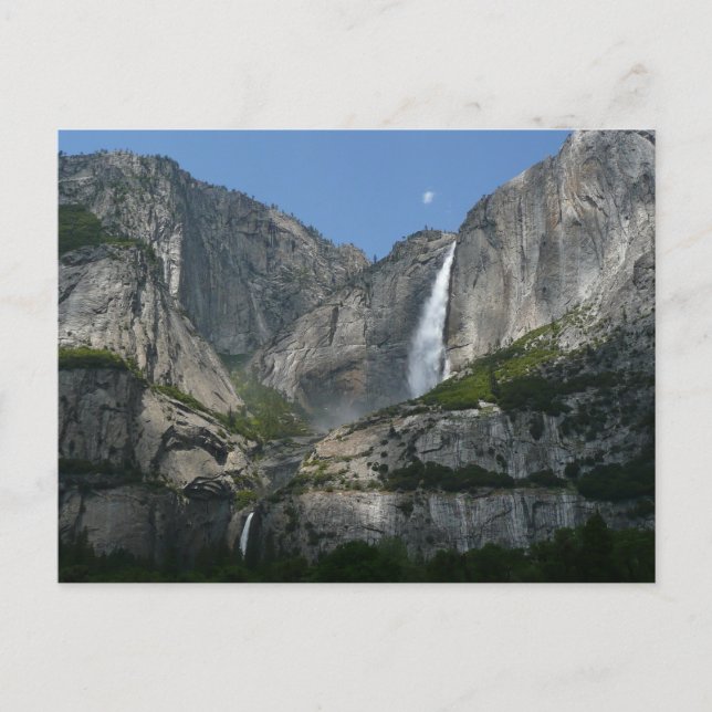 Postal Cascada Yosemite III del Parque Nacional Yosemite (Anverso)