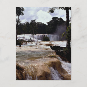Postal Cascadas Agua Azul, Estado de Chiapas, México