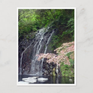 Postal cascadas de agua de hakone