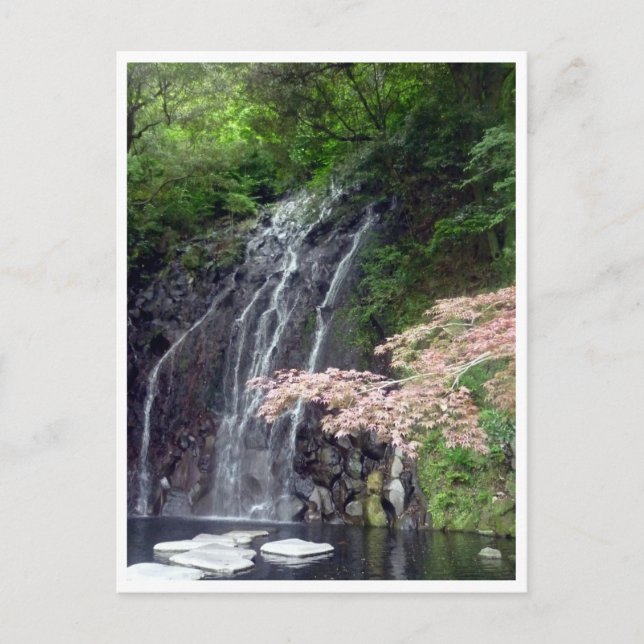 Postal cascadas de agua de hakone (Anverso)